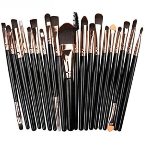 Rosely Boutique Other - New 20pcs Professional Makeup Brush Set Black